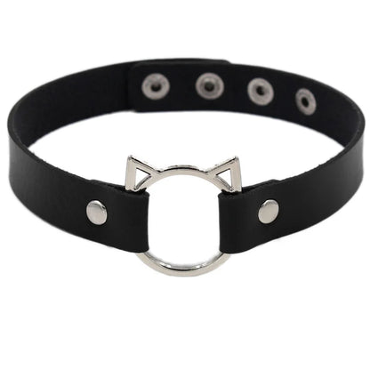 Sexy Spike Punk Collar Leather Choker Necklace Bondage Goth Jewelry Women Party Club Gothic Necklace Accessories Festival Choker